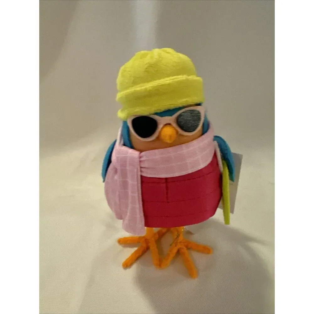 Target Wondershop Featherly Friends Merry 2024 Decorative Bird Hat Scarf Sunglas